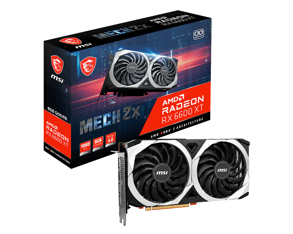 MSI Radeon RX 6600 XT MECH 2X 8G OC